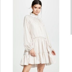 3.1 Phillip lim striped khaki dress